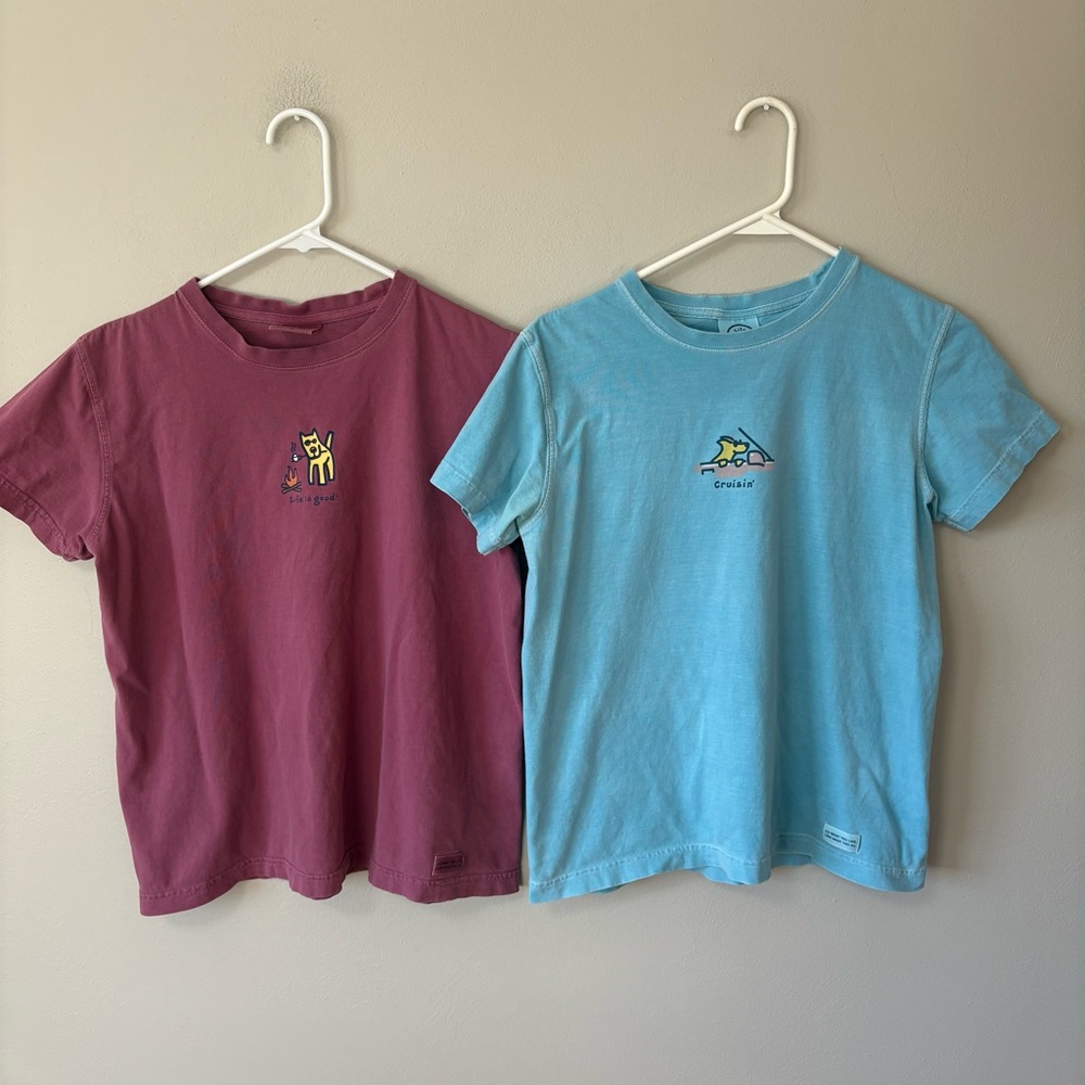 2 Life is Good Tees Dog